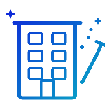 Commercial exterior cleaning service icon