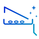 Gutter cleaning service icon